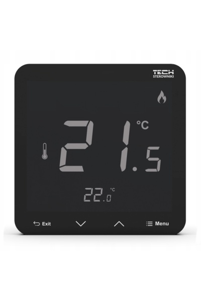 NO BRAND CONTROLER DE TEMPERATURĂ, TERMOSTAT DE CAMERĂ CU CABLU, NEGRU, R-8PB