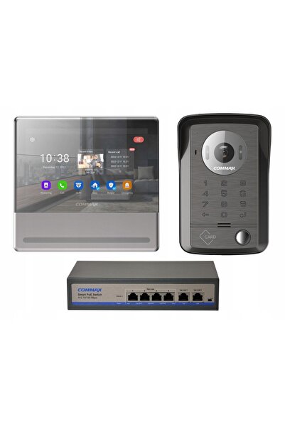 commax Kit interfon video IP Cip-70Qpt Neo Silver Set 3