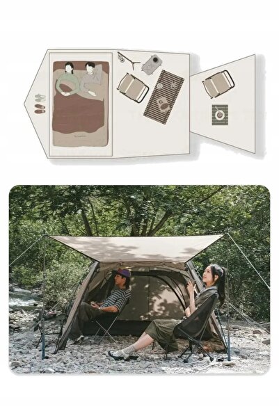 NO BRAND Cort de camping Naturehike Shandi cu o cameră Cnk2300Zp017 2Os.