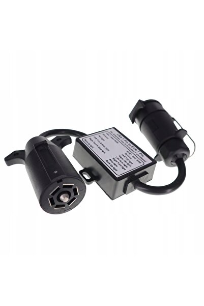 NO BRAND Adaptor convertor priză remorcă 7 pini SUA la 7 pini UE