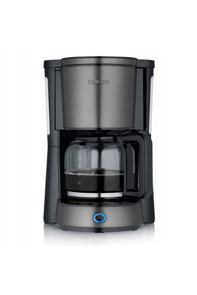 NO BRAND Aparat de cafea espresso 1.25L 1000W Sistem anti-picurare Inox închi...