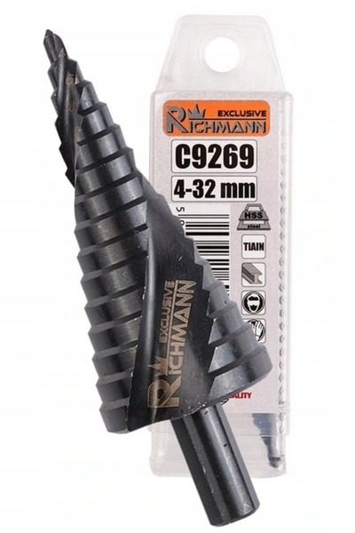 NO BRAND Burghiu în trepte spiralat pentru metal 4-32mm Oțel rapid HSS Richmann