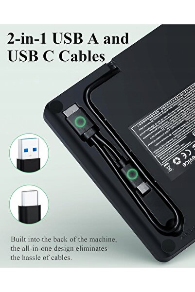 NO BRAND Unitate externă CD DVD USB 3.0 Tip C Înregistrator Reproductor Subțire