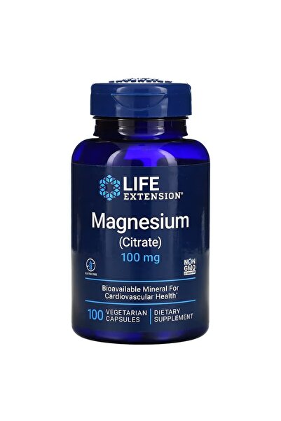 Life Extension Extension Magnesium Caps, 500 Mg, 100 Vegetarian Capsules