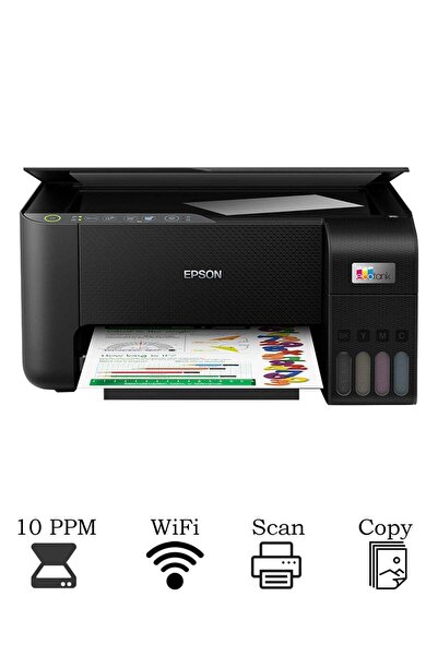 EPSON طابعة إيكوتانك L3250 A4 متعددة الوظائف بالألوان، مع خزان حبر، وواي فاي،...