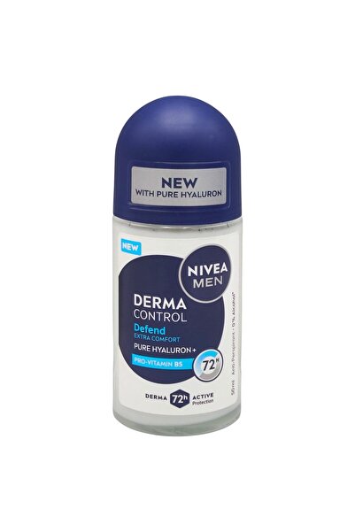 NIVEA Antiperspirant Roll-On, Nivea, 50 ml Men Derma Control Defend