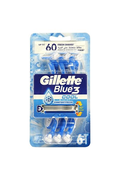 Gillette Ξυριστική μηχανή, Gillette, Blue3 6 τεμάχια Δροσερή Άνεση Φρεσκάδα