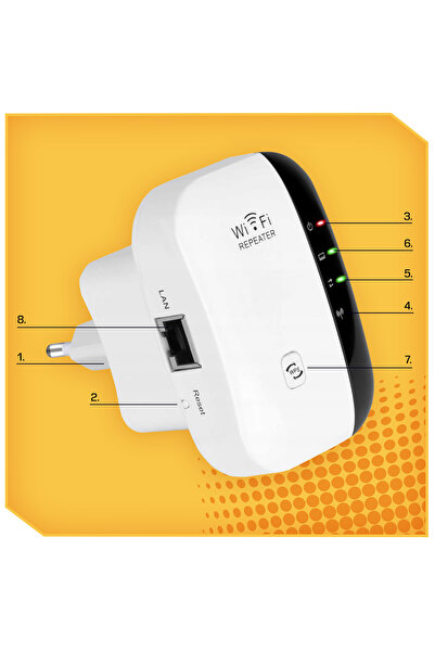 NO BRAND Lewer Najmocnis Pro 300Mbps Wps 2.4Ghz Wi-Fi Amplificator de Semnal ...