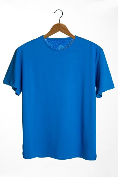 yombaa Unisex απλό μπλουζάκι Crew Neck Basic Oversize