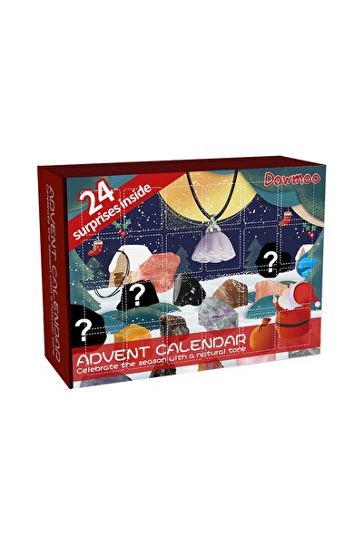 NO BRAND Calendar de Advent Minerale Pietre Cristale Cadouri de Vindecare Sfinte