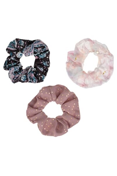 ivokid Elastice de păr de vară, florale, nude, negre, cu model paisley, cu fo...