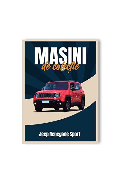 WELLY Sigilat- Jeep Renegade Sport- Nr. 91- Mașini de Colecție 2023- Scara 1/60