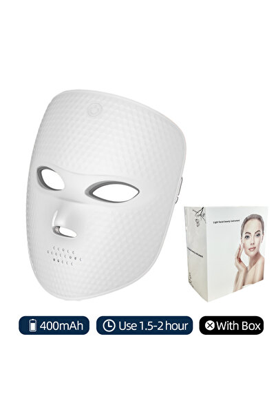 Choice1 with box 7 Colors LED Facial Mask Light Therapy Red Light Facial Mask...