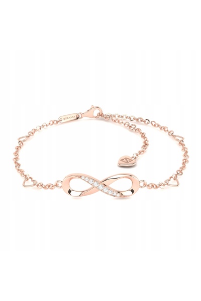 NO BRAND Serasar, Brățară de gleznă din Argint Sterling 925 [Infiniție] - Aur...