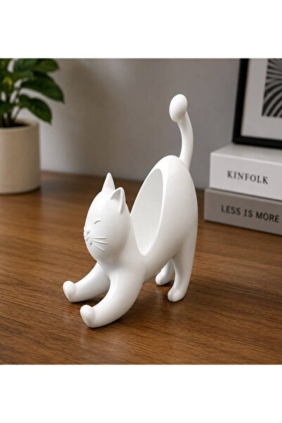 Kedi Figürlü Telefon Standı