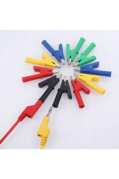 NO BRAND Set de cabluri de testare cu cleme de 4mm, cu două capete