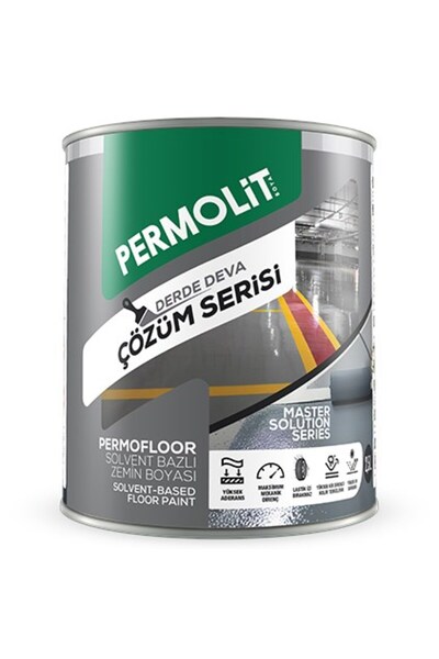 Permolit Permofloor Solvent Bazlı Zemin Boyası 2,5 Lt Gri