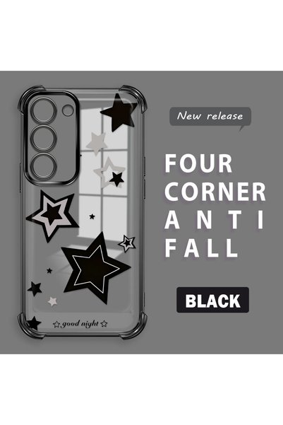 ucuc Samsung Galaxy S23 Compatible Transparent Back Four Corners Reinforced I...