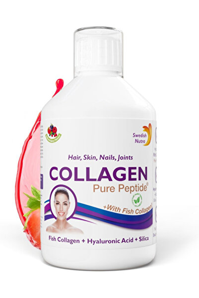 Swedish Nutra Collagen Pure Liquid Peptide (Fish) - 500Ml,10000Mg