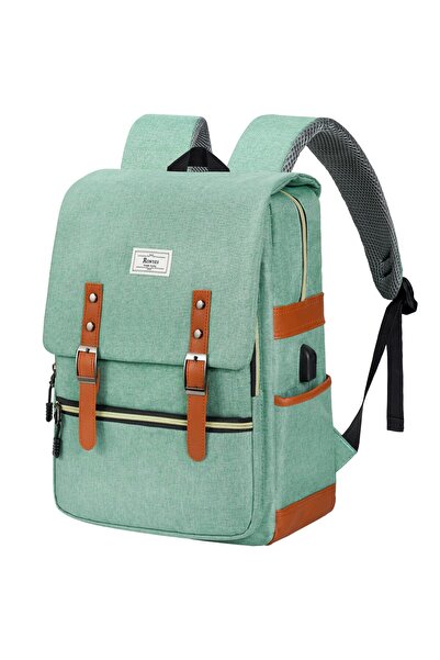 Ronyes Vintage Laptop Backpack for Women Men,15.6 inch Bookbag Casual Daypack...