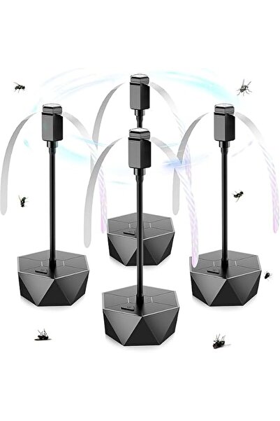 Generic Tabletop Fly Fan for Food, Portable Fly Repellent Fan with Holographi...