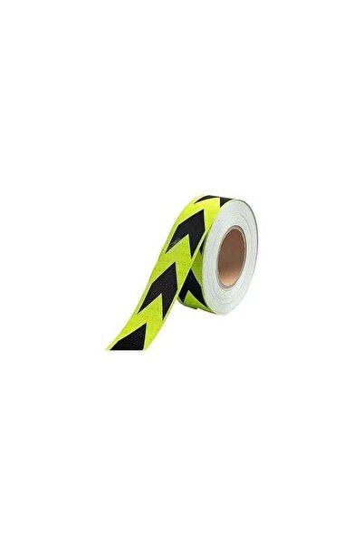 Duravel Green and Black Arrow Reflective Tape-50 Metres