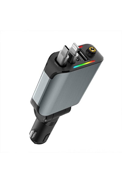 Xentech Light Încărcător auto retractabil 4-în-1, cu ieșire maximă de 35W și ...