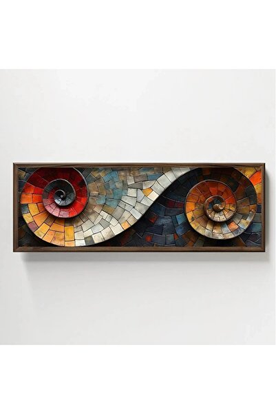 OEM Tablou decorativ înrămat Wallxpert din MDF, 120x40x3.5 cm, imprimare UV, ...