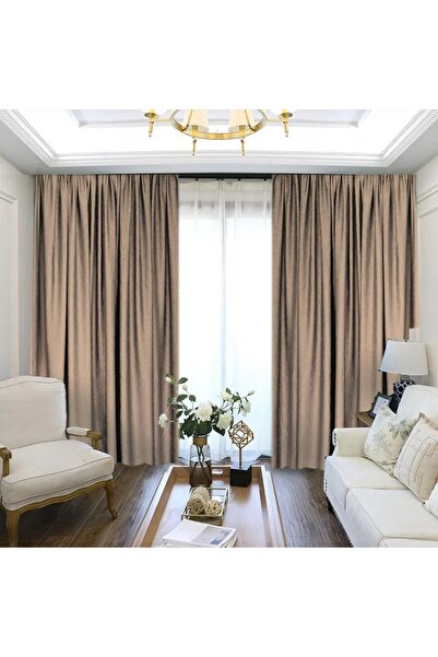 ArasyaHome Draperie Uni Soft Maro Deschis
