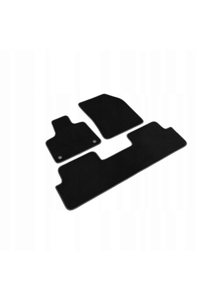 Custopol Covorașe auto din velur, 3 bucăți, față/spate, DS DS 7 09.22-