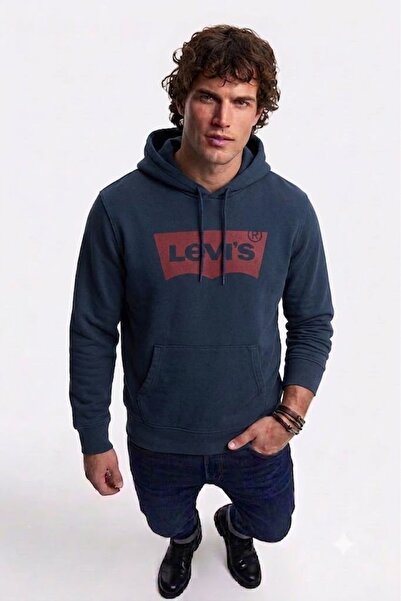 Levi's Cotton Hooded Graphic Men's Sweatshirt