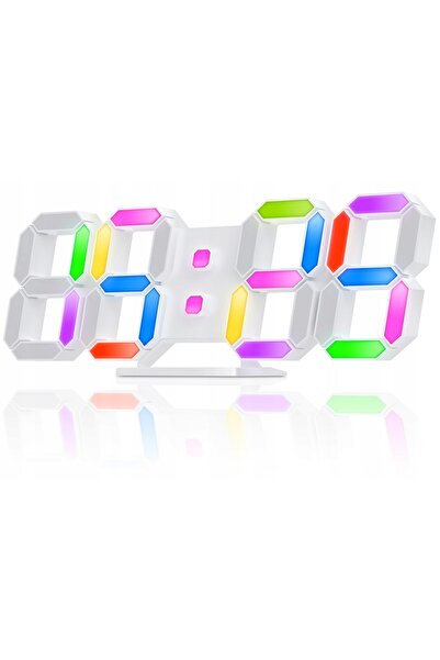 NO BRAND Ceas electronic LED, ceas deșteptător, termometru, temporizator, con...