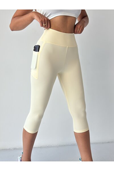 Nordmende Women's High Waist Tightening Pocket Short Tights