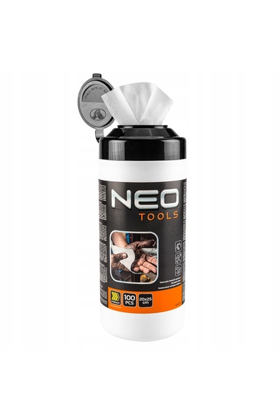 NEO Tools Șervețele de curățare pentru pete dificile, borcan 100 bucăți 10-40...