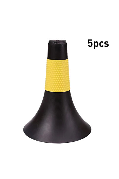 Choice A 5Pcs Yellow 5PCS Sports Marker Cones Barrier Fitness Football Basket...