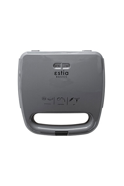 Estia Home Art ESTIA ΤΟΣΤΙΕΡΑ AROMA GREY 2 ΘΕΣΕΩΝ 750w ΓΚΡΙ