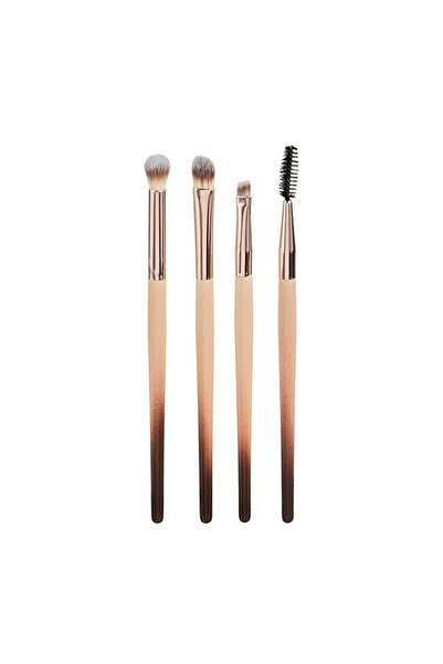 Beauty Set pensule machiaj, model sprâncene, ochi, 16cm, 4 bucăți – kit compl...