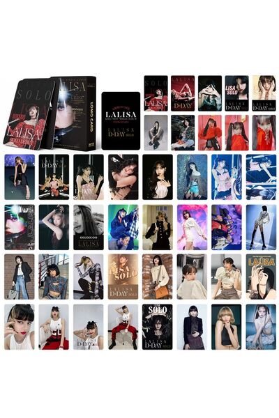 Generic 54 Pcs Balckpink Lisa Solo Card New Album Dimension Postcards For Fan...