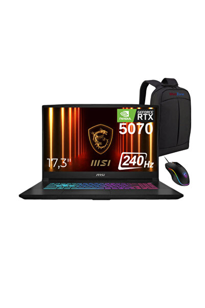 MSI KATANA 17 HX B14WGK-285XTR i7 14650HX 32GB 1TB SSD RTX5070 17.3" 240Hz W1...