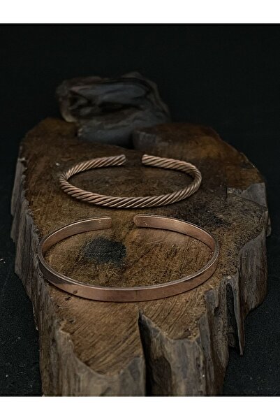 zadenza gold Unisex Adjustable Pure Plain Copper Bracelet Pure Plain Copper B...
