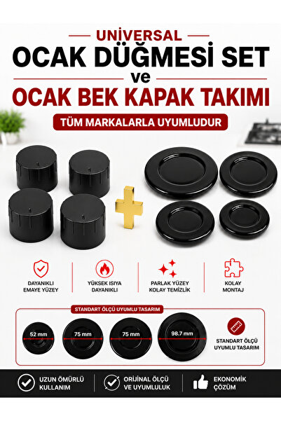 ÖZ BEYAZ EŞYA ARÇELİK - OCD 614 EM1WS - Setüstü Ankastre Ocak Düğmesi ve Ocak...