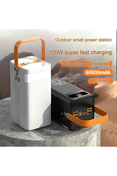 Genaric 50000mah Capacity Fast Charging Power Banks 120w Powerbank Station Wi...
