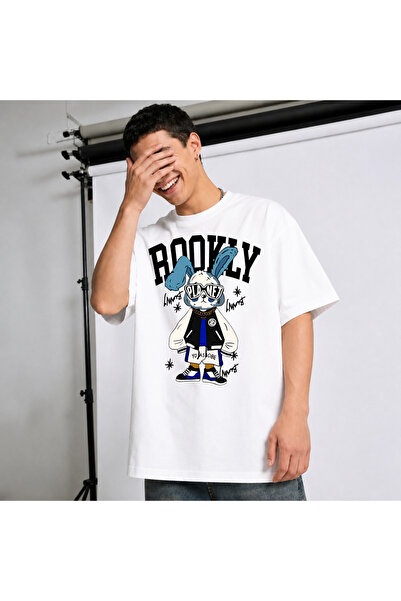 Ingift Tricou Unisex Oversize Personalizat Cartoon Street Wear Collection, 10...