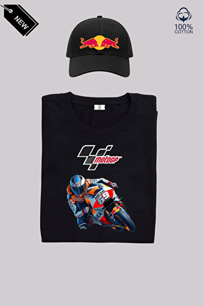 cirokids تي شيرت وقبعة مطبوعة للأطفال من MotoGP، مصنوعة من القطن بنسبة 100%، ...