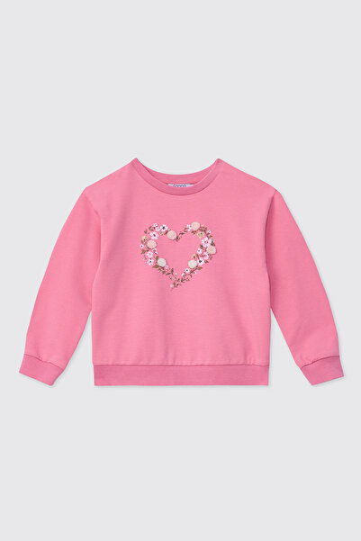 Panço Kız Bebek Fuşya Sweatshirt