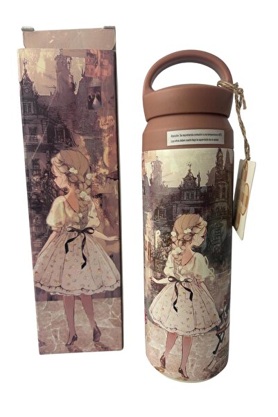 Sweet Candy Termos, 400ml, design păpușă, antiderapant