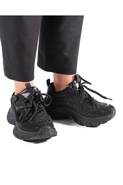ALOGO Women's Casual Sneakers with Thick Sole 9839TR