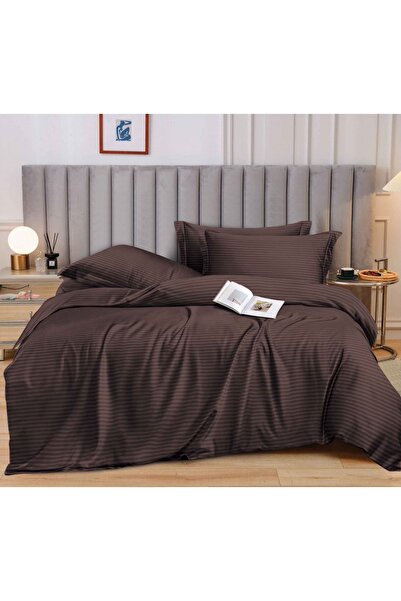 CHIRASO Set Lenjerie de Pat CHIRASO, 6 Piese, DAMASC, Cearceaf ELASTIC 180x20...
