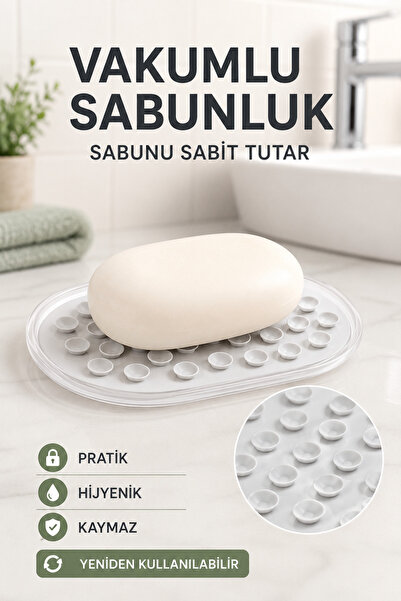 Çift Taraflı Vakumlu Kaydırmaz Sabunluk