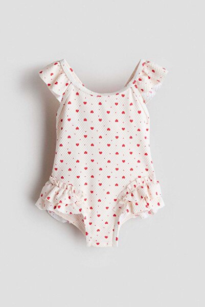 H&M Flounce-trimmed swimsuit